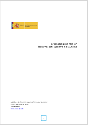 Estrategia Española en Trastornos del Espectro del Autismo