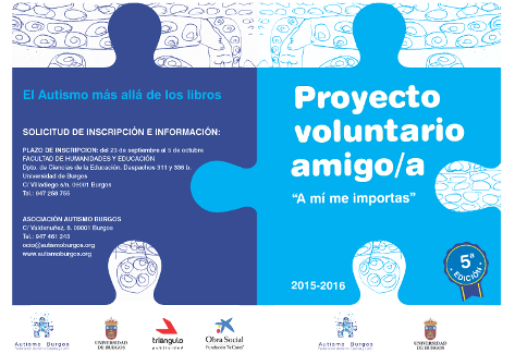 Autismo Burgos participa en los IV Premios al Voluntariado Universitario: «Programa Voluntariado Amigo