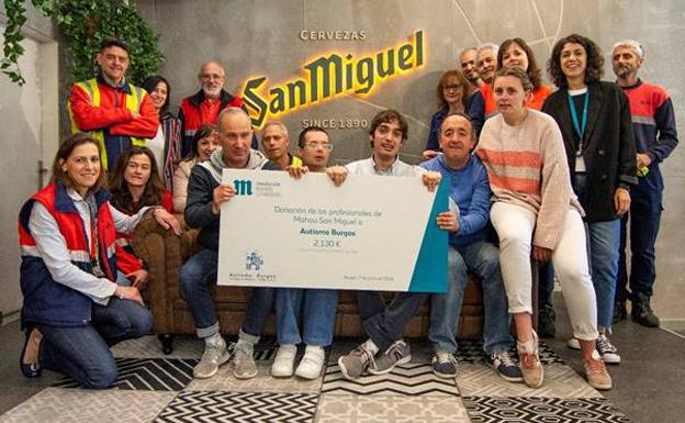Donación de la Fundación Mahou-San Miguel a Autismo Burgos