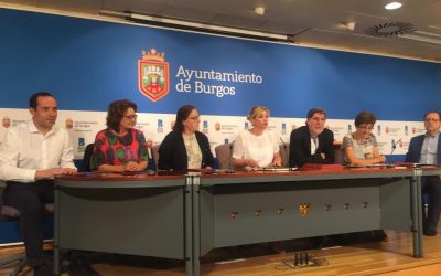 Firma del convenio de apoyo a la inserción laboral con el Ayuntamiento de Burgos